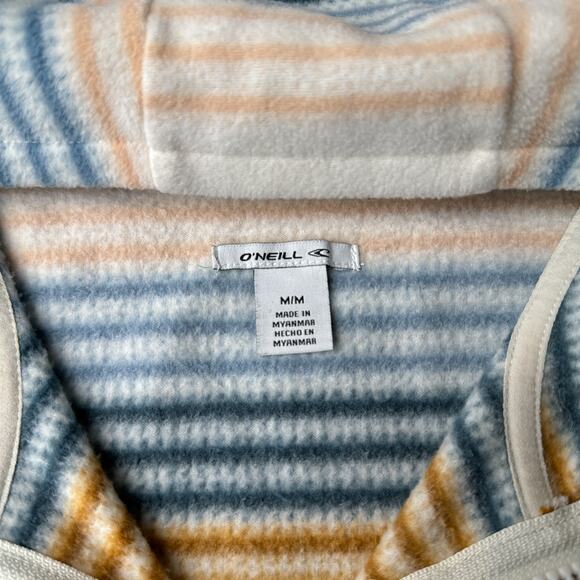 O'NEILL Julia Hoodie Women's Medium Fleece Pullover 1/4 Zip Surfer Skater 5932 - Picture 2 of 12